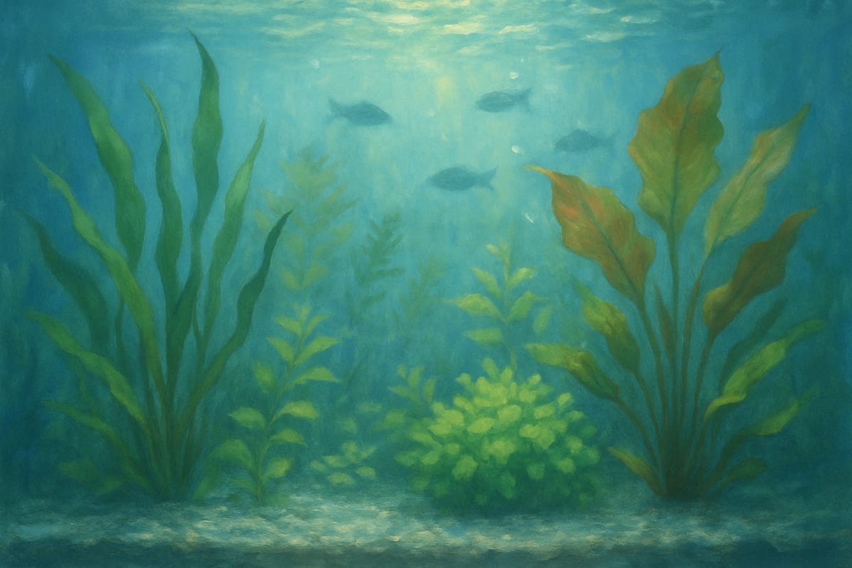 Tanks & Aquariums — generic aquatic editorial illustration